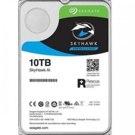 SEAGATE SKYHAWK AI, ST10000VE0008, 3.5’’, 10TB, 256Mb, 7200Rpm, Güvenlik, HDD