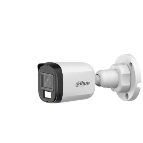 DAHUA HAC-B1A21P-U-IL-A-0360B 2Mpix 25 Mt Gece  Gör., Smart Dual Light, 3,6mm Lens, Dahili Mikrofon, Bullet Kamera