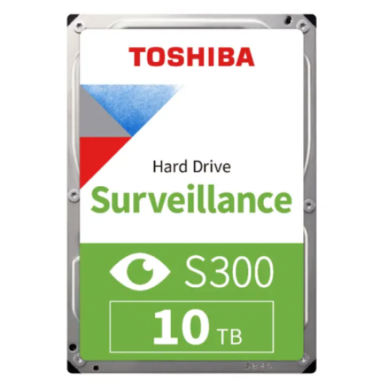TOSHIBA S300 PRO, HDWT31AUZSVA, 3.5’’, 10TB, 256Mb 7200 Rpm, 7/24 Güvenlik HDD
