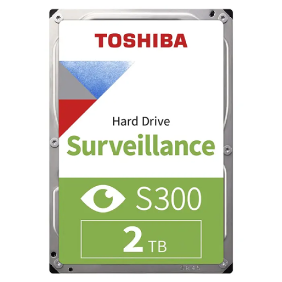 TOSHIBA S300, HDWT720UZSVA, 3.5’’, 2TB, 128Mb 5400 Rpm, 7/24 Güvenlik HDD