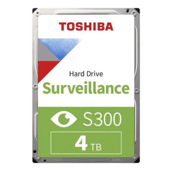 TOSHIBA S300, HDWT840UZSVA, 3.5’’, 4TB, 256Mb 5400 Rpm, 7/24 Güvenlik HDD