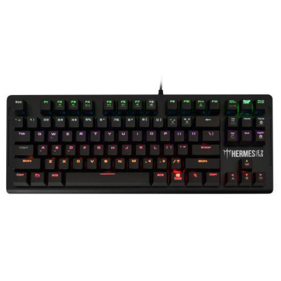 GAMDIAS HERMES-E2, USB Kablolu, İngilizce,  Mekanik, 7 Renk, Gaming Klavye