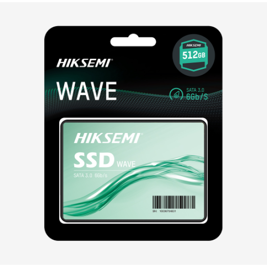 HIKSEMI HS-SSD-WAVE(S) 1024G, 550-470Mb/s, 2.5’’, SATA3, 3D NAND, SSD (By Hikvision)