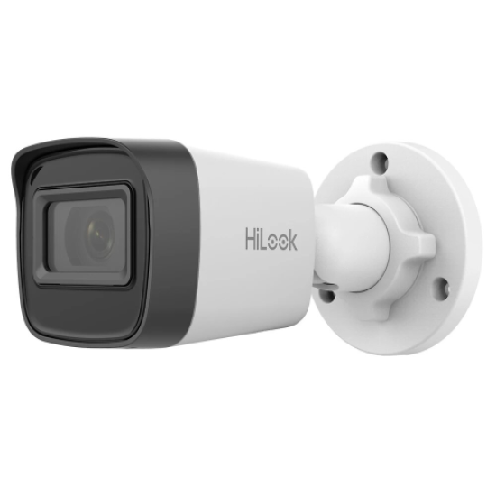 HILOOK IPC-B121H-C, 2Mpix, 2.8mm Lens, H265+, 30Mt Gece Görüşü, PoE, Bullet, IP Kamera