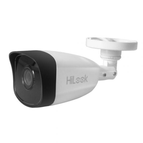 HILOOK IPC-B140H-F, 4Mpix, 4mm Lens, H265+, 30Mt Gece Görüşü, PoE, Bullet, IP Kamera