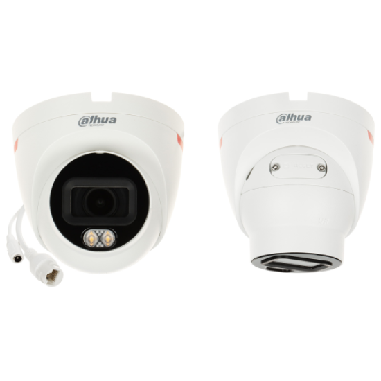 DAHUA  IPC-HDW2449TL-S-LED-PRO  4Mpix, WizColor, 2,8mm Lens,H265+, 30Mt Gece Görüşü, IP67, Dahili Mikrofon, PoE Dome IP Kamera