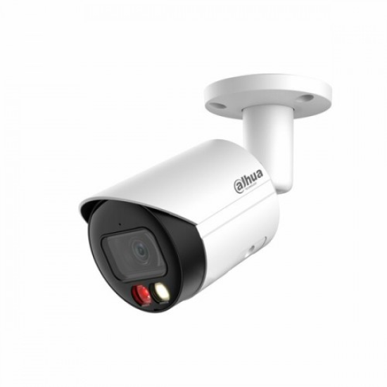 DAHUA IPC-HFW1249S-S-IL 2Mpix, 3,6mm  Lens, SD Kart, Smart Dual Light, H265+, 30Mt Gece Görüşü, Dahili Mikrofon, IP67, PoE Bullet IP Kamera