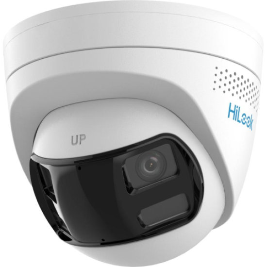 HILOOK IPC-T269HAD-LUF/SL, 6Mpix,2,8mm Dual  Lens, H265+, Dual Light, 30Mt Gece Görüşü, Dahili Mikrofon, PoE, IP67, Dome, IP Kamera