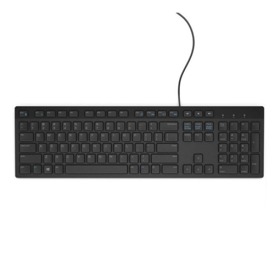 DELL KB216-BK-INT, Siyah, USB Kablolu, İngilizce, Multimedya KLAVYE