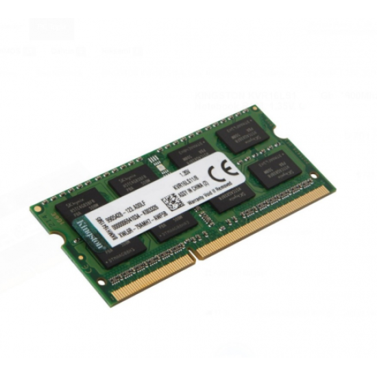 KINGSTON KVR16LS11/8, 8Gb, 1600Mhz, DDR3, Sodimm Notebook RAM, 1,35V, CL11