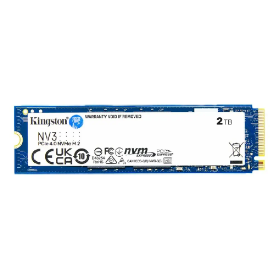 KINGSTON SNV3S/2000G, NV3, 2TB, 6000/5000, Gen4, NVME PCIe M.2 2280, SSD