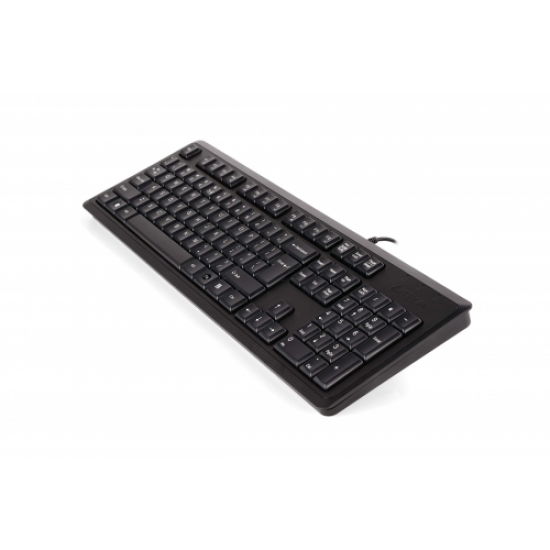 A4 TECH KR-92, Siyah, USB Kablolu, Türkçe Q, Multimedya, Klavye