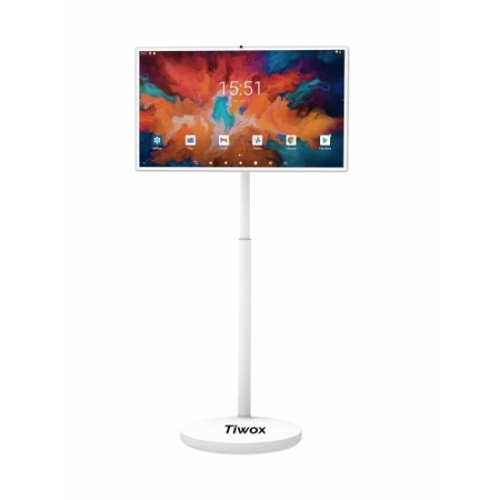 TIWOX KSK-3200, 32’’ Full HD, HDMI, USB, 8Mp  Kamera, Wi-Fi, Dokunmatik, 8Gb Ram, 128Gb Depolama, Hareketli, Kumandalı, 15000mah Bataryalı, Bluetooth, Android 13, Ayaklı, Taşınabilir LED Monitör