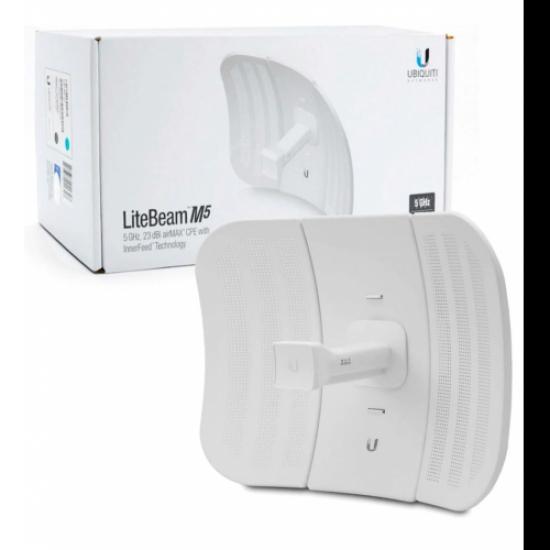 UBIQUITI LBE-M5-23,  LiteBeam, 5Ghz, 100Mbps, 23dBi Anten, 5Km Menzil CPE