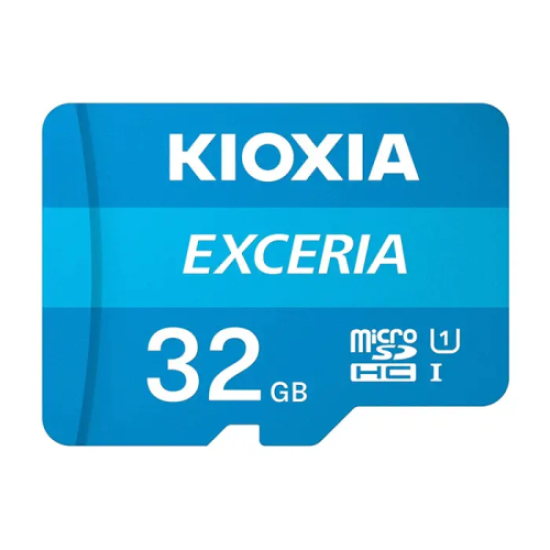 KIOXIA 32GB Exceria, LMEX1L032GG2, UHS-1,  CL10, 100Mb/s, MicroSD Kart Bellek (SD Adaptörlü)