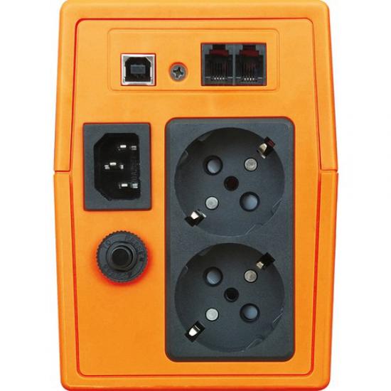 MAKELSAN LION 850VA Line Interactive UPS  (1x9A Akü)