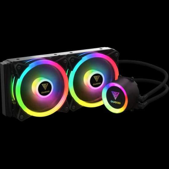 GAMDIAS CHIONE M2-240 Lite, 240mm, ARGB, 2 Fanlı, CPU Sıvı Soğutma