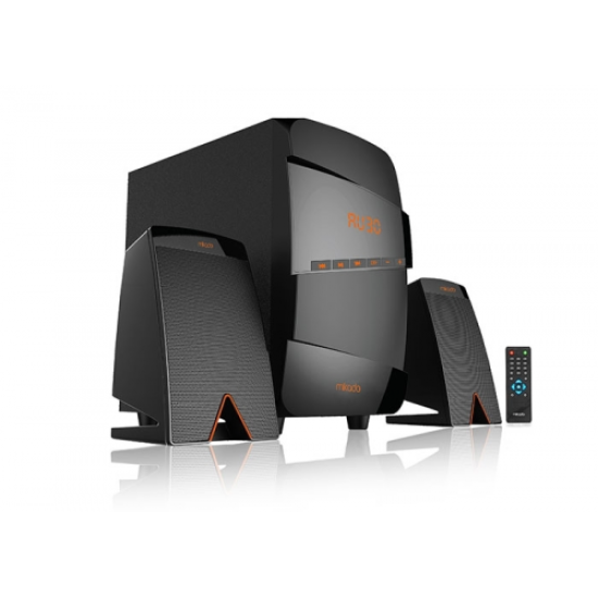 MIKADO MD-671BT, 40W, 2+1, Masaüstü, FM/BT/SD/USB, Siyah Kasa, Speaker
