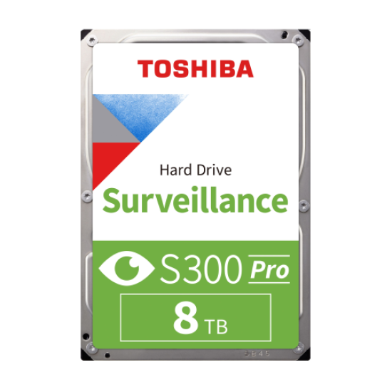 TOSHIBA S300 PRO, MD10ADA800V, 3.5’’, 8TB, 512Mb 7200 Rpm, 7/24 Güvenlik HDD