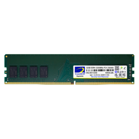 TwinMOS MDD432GB3200DWO, 32GB, DDR4, 3200MHz, 1.2V Desktop Ram