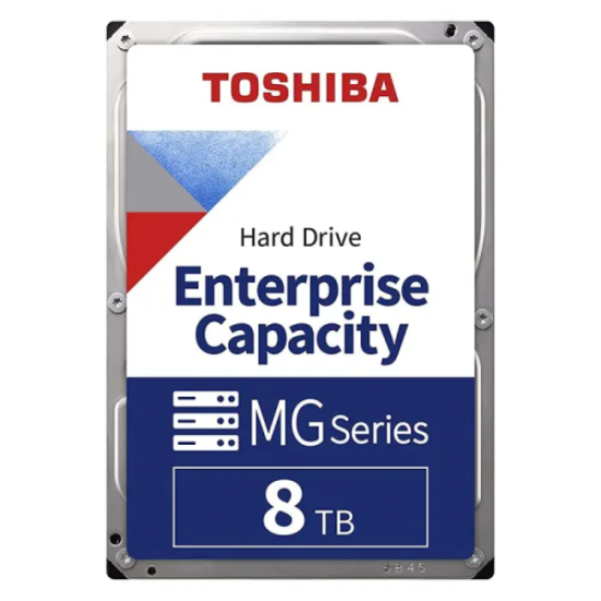 TOSHIBA ENTERPRISE, MG08ADA800E, 3.5’’, 8TB, 256Mb 7200 Rpm, 7/24 Güvenlik, Data Center, Nas, Server, HDD