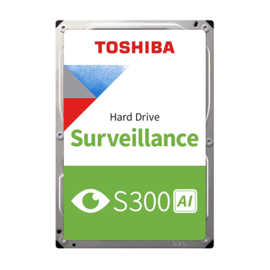 TOSHIBA S300 AI, MG10ADA10TE-V, 3.5’’, 10TB, 512Mb 7200 Rpm, 7/24 Güvenlik HDD (Türkiye Distribütörü Garantili)