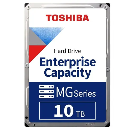 TOSHIBA ENTERPRISE, MG10ADA10TE, 3.5’’, 10TB, 512Mb 7200 Rpm, 7/24 Güvenlik, Data Center, Nas, Server, HDD (Türkiye Distribütörü Garantili)