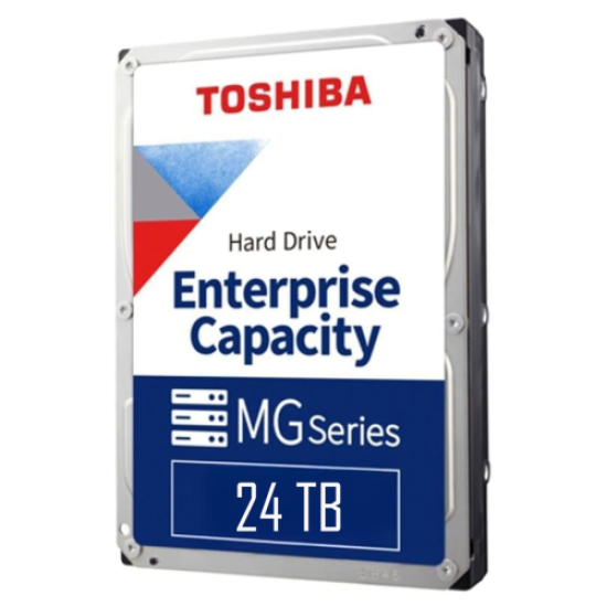 TOSHIBA ENTERPRISE, MG11ACA24TE, 3.5’’, 24TB, 1Gb 7200 Rpm, 7/24 Güvenlik, Data Center, Nas, Server, HDD (Türkiye Distribütörü Garantili)