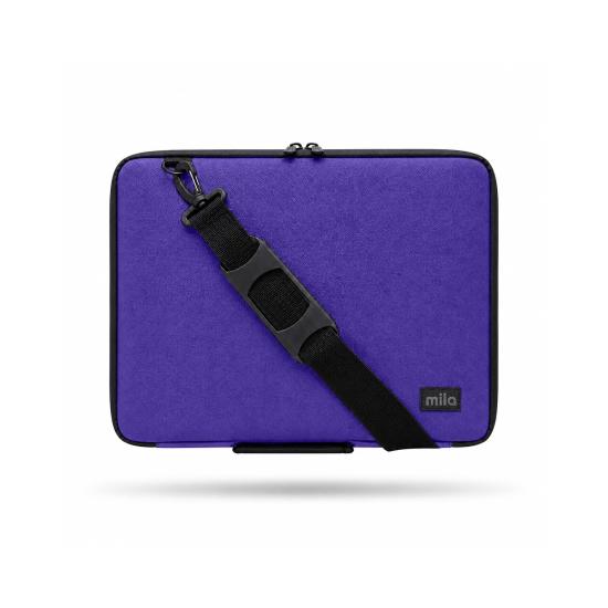 Mila 3in1 Serisi MLK143 13,14 inch Uyumlu Tablet, Laptop El ve Omuz Çantası – Mor