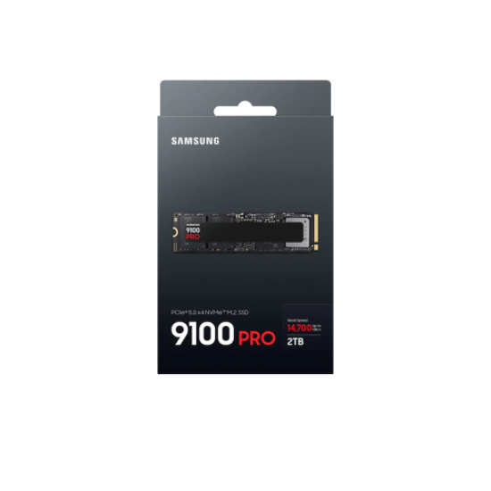 SAMSUNG MZ-VAP2T0BW, 9100 PRO, 2TB, 14700/13400, Gen5, NVMe PCIe M.2 2280, SSD (Türkiye Distribütörü Garantili)