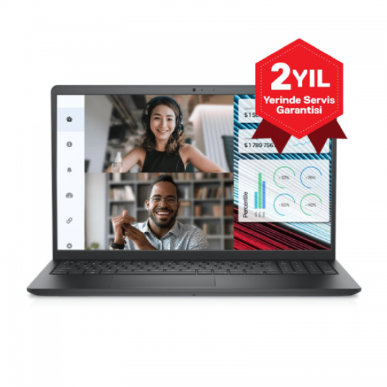 DELL Vostro 3520, N1611PVNB3520U, i5-1235U, 15,6’’ FHD, 8Gb Ram, 512Gb SSD, Paylaşımlı Ekran Kartı, Free Dos Notebook (5764325)