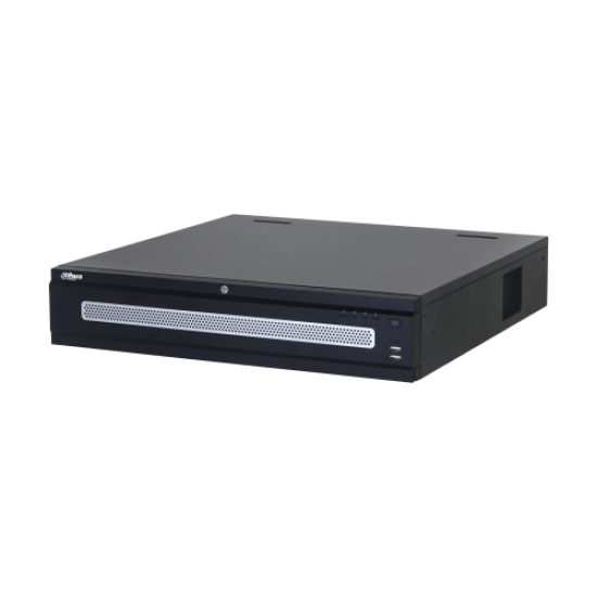 DAHUA  NVR608RH-64-XI, 64Kanal, 32Mpix, H265+, 8 HDD, 1080P Kayıt, 1280 Mbps Bant Genişliği, 2 Port 2500 Mbps LAN, RAID 0/1/5/6/10, Çift Power Supply, NVR