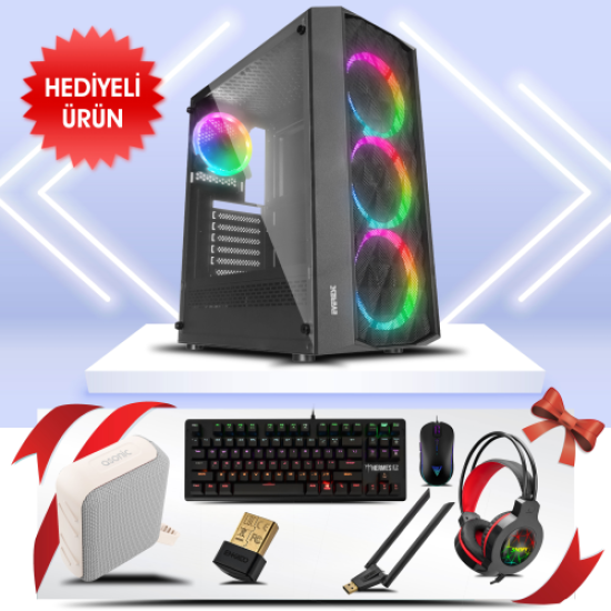 PANTHERA-01Y, AMD RYZEN 5 5500, 16Gb DDR4 Ram, 500Tb NVMe SSD, 8Gb GDDR5 RX580 Ekran Kartı, 600W Kasa, OEM PAKET PANTHERA-01Y, AMD RYZEN 5 5500, 16Gb DDR4 Ram, 500Tb NVMe SSD, 8Gb GDDR5 RX580 Ekran Kartı, 600W Kasa, OEM PAKET