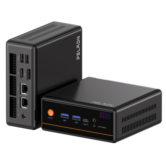 PELADN WO4 Serisi, AMD Ryzen 5 5600H, 16Gb Ram, 512Gb SSD, 1xHDMI, 1xDP, 4xUSB, 1xType-C, 2xLAN, Paylaşımlı Ekran Kartı, Wi-Fi6, Bluetooth 5.2, Windows 11 Pro, MFF MiniPC PELADN WO4 Serisi, AMD Ryzen 5 5600H, 16Gb Ram, 512Gb SSD, 1xHDMI, 1xDP, 4xUSB, 1xType-C, 2xLAN, Paylaşımlı Ekran Kartı, Wi-Fi6, Bluetooth 5.2, Windows 11 Pro, MFF MiniPC