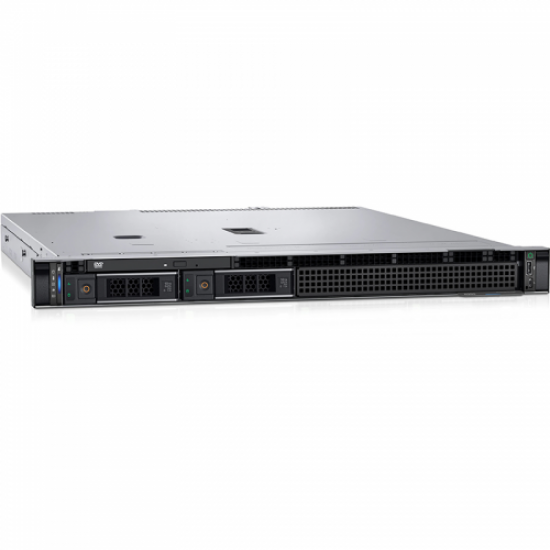 DELL PER2504A, R250, Intel Xeon E-2314, 16Gb ECC UDIMM Ram, 1x480Gb SSD, 1x450W Power, Free Dos, 1U Kasa RACK, SERVER