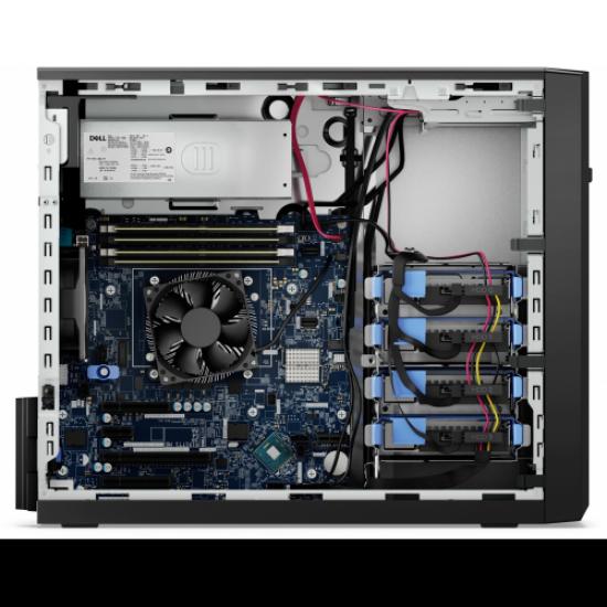 DELL PET150CM1, T150, Intel Xeon E-2314, 16Gb ECC UDIMM Ram, 1x2Tb HDD, 1x300W Power, Free Dos, TOWER, SERVER