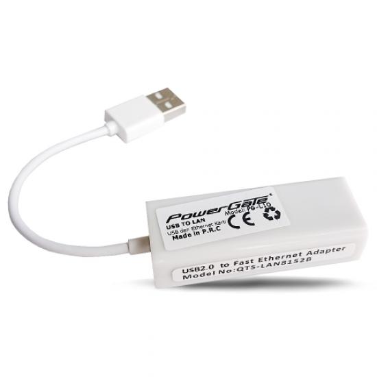 POWERGATE PG-L10, MegaBit, USB 2.0, Ethernet Kartı