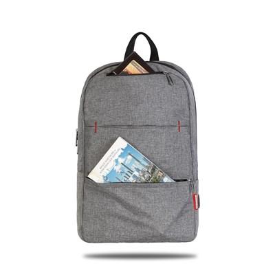 Classone Casetto PR-C1604 15.6 WTXpro Su Geçirmez Kumaş  Notebook Sırt Çantası-Gri