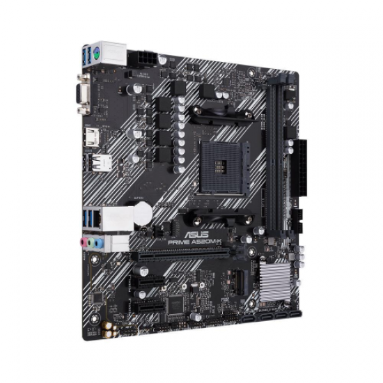 ASUS PRIME A520M-K, 2xDDR4, 1x M.2, D-SUB, HDMI, AM4 Soket Anakart