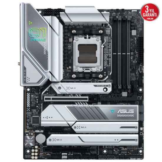 ASUS PRIME X670E-PRO WIFI, 4xDDR5, 4xM.2, HDMI, DP, 3xType-C, Wi-Fi 6, Bluetooth v5.2, AMD Ryzen 7000 Serisi, AM5 Soket Anakart