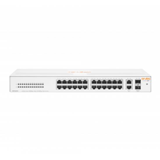 HP Aruba Instant On R8R50A 1430-24G, 24Port, GigaBit, 2 Port SFP, Yönetilemez,Masaüstü Switch