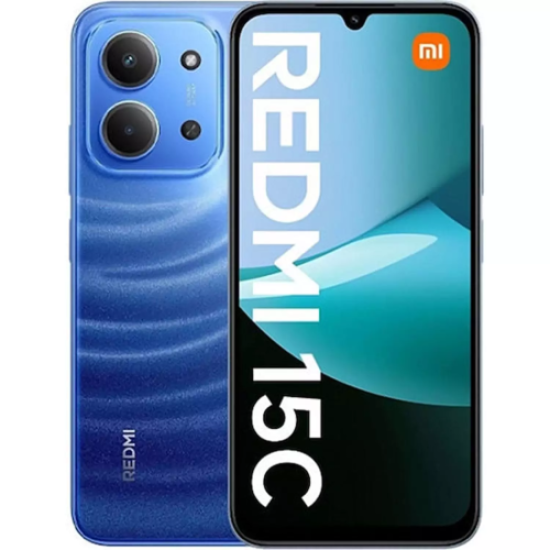 XIAOMI Redmi 15C Moonligth Blue, 256GB, 8Gb Ram, 8 Çekirdek, 6,9inc Ekran, 8Mpix Ön, 50Mpix Arka Kamera, Türkiye Garantili, Cep Telefonu