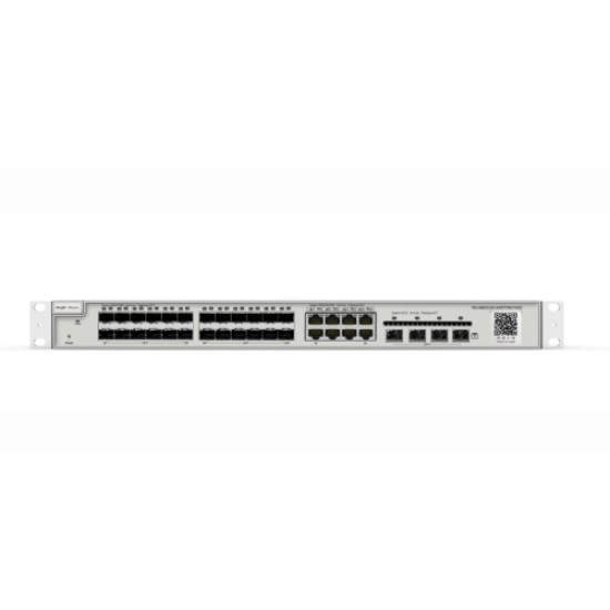 RUIJIE REYEE RG-NBS3200-24SFP/8GT4XS 24 Port,  24 Port 1G SFP, 8 Port Gigabit Combo, 4 Port 10G SFP,  L2 Yönetilebilir Switch  Metal Kasa