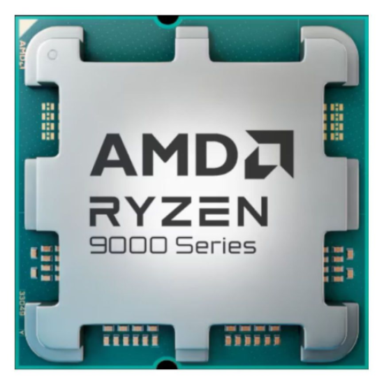 AMD RYZEN 5 9600 6 Core, 3,80-5.20GHz, 38Mb Cache, 65W,  AM5 Soket, TRAY, (Dahili Grafik VAR, Fan YOK)