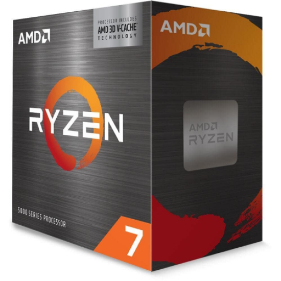 AMD RYZEN 7 5700X3D 8 Core, 3,00-4.10GHz,  100Mb Cache, 105W, AM4 Soket, BOX (Kutulu) (Grafik Kart YOK, Fan YOK)