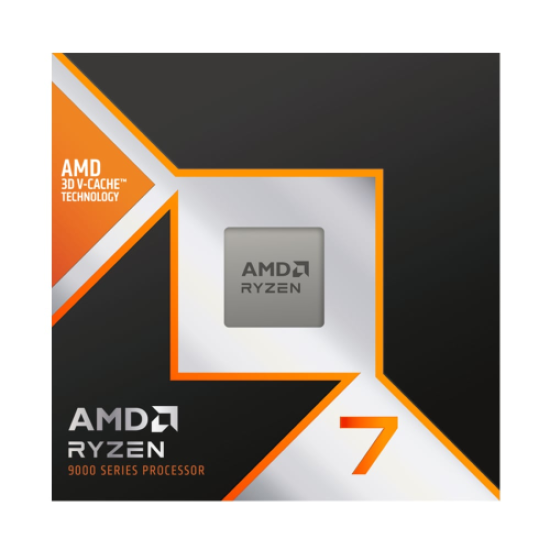 AMD RYZEN 7 9800X3D 8 Core, 4,70-5.20GHz, 104Mb Cache, 120W,  AM5 Soket, BOX (Kutulu) (Dahili Grafik VAR, Fan YOK)