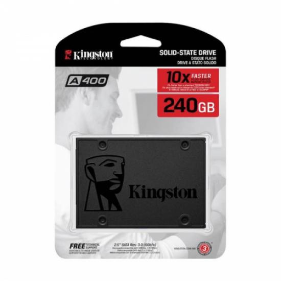 KINGSTON SA400S37/240G, A400, 240Gb, 500/350, 2,5’’ SATA, SSD