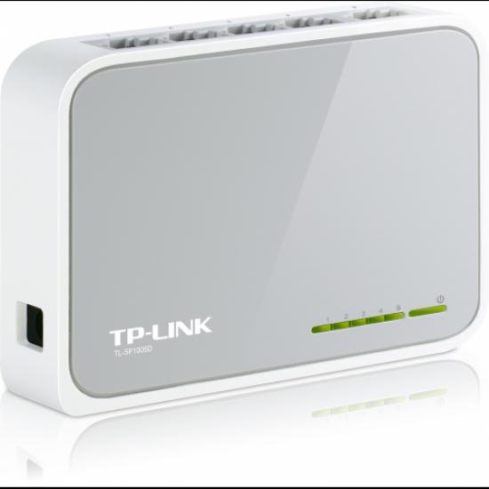 TP-LINK OMADA TL-SF1005D, 5 Port, MegaBit, Yönetilemez, Masaüstü Switch