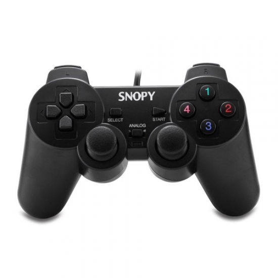 SNOPY SG-401, USB/PC/PS3, 1.8mt Kablolu, Çift Titreşimli, GAMEPAD