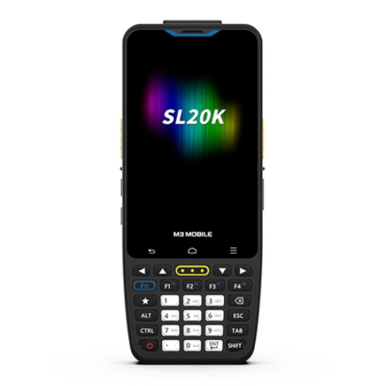 M3 Mobile SL20K, Android 13, WiFi, Bluetooth, 4’’ Dokunmatik ve Tuşlu Ekran, 4 GB RAM, 64 GB ROM, 2D Karekod, EL Terminali (Kılıf ve Ekran Koruyucu Dahil)